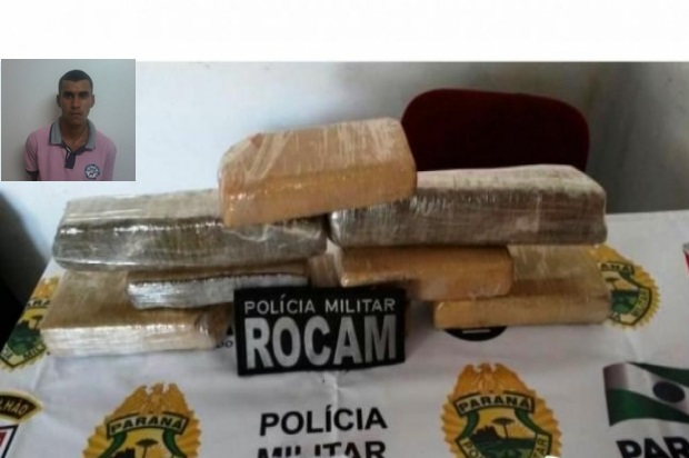 Capinzalense preso com 8 kg de maconha em Foz do Iguaçu é condenado pela Justiça do PR
