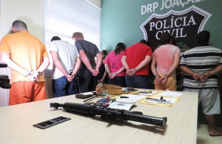 Quadrilha é condenada por tráfico de drogas em Joaçaba