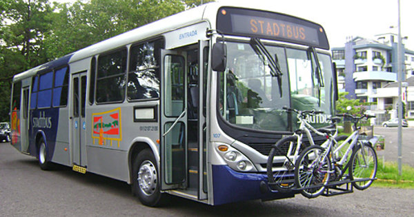 Transporte gratuito de bicicletas em ônibus pode virar lei em SC