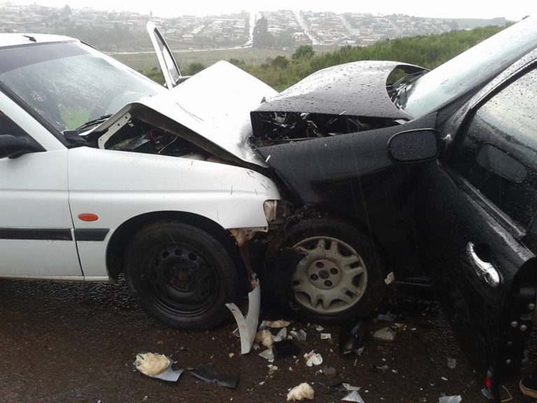 Carro de Campos Novos se envolve em grave acidente na SC-355