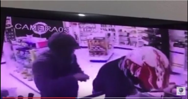 Vídeo mostra ação de assaltantes em farmácia no centro de Capinzal