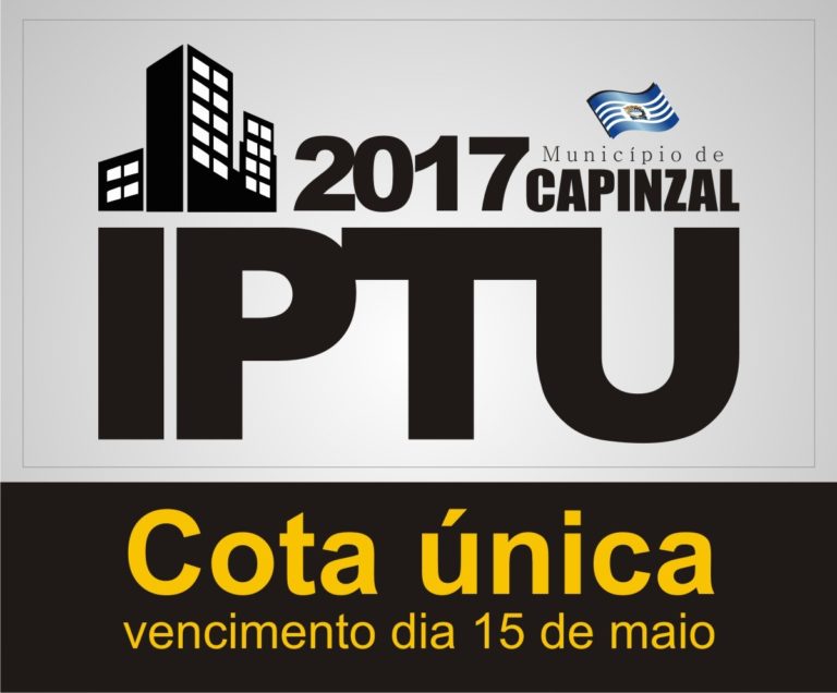 Cota única ou primeira parcela do IPTU vence nesta segunda (15) em Capinzal