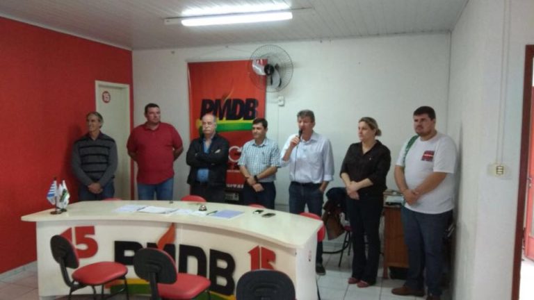 Ruites Valmir Andrioni Junior é reeleito presidente do PMDB de Capinzal