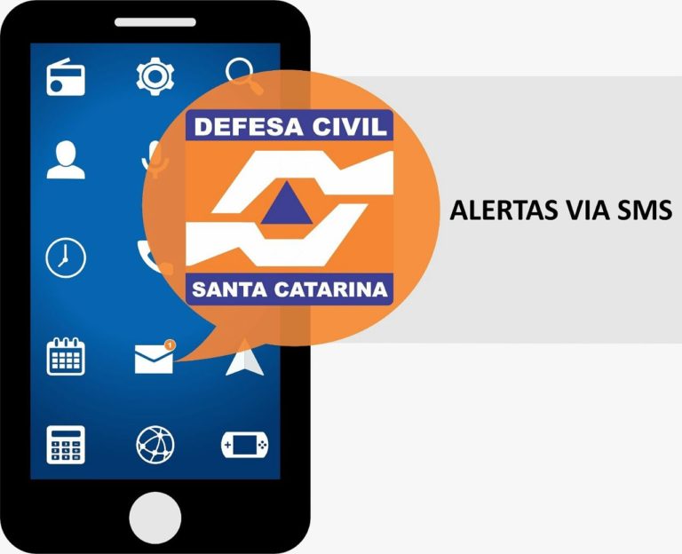 Serviço de alerta da Defesa Civil via SMS entra em funcionamento para todos os municípios de SC