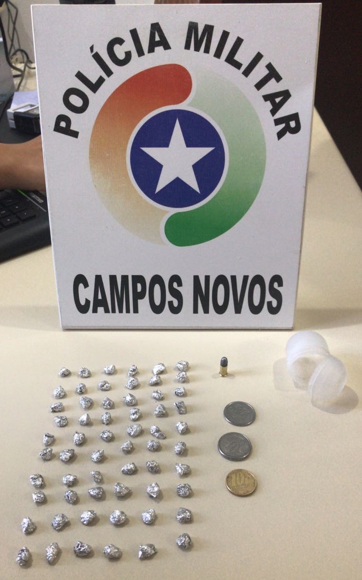 PM realiza operação de combate ao tráfico de drogas em Campos Novos