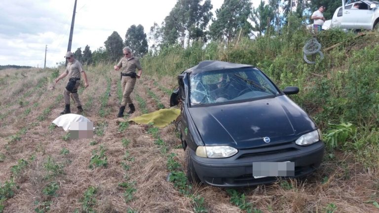 Tragédia: Seis pessoas morrem em acidente na SC-284 no interior de Campos Novos