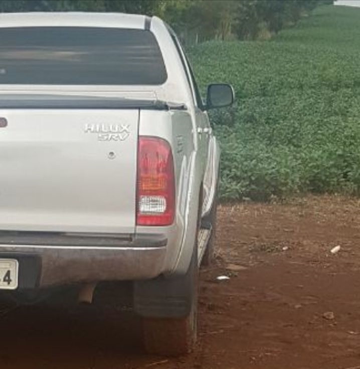 PM recupera caminhonete furtada no começo do mês em Campos Novos