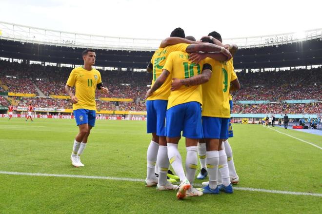 Brasil vence a Áustria por 3 a 0 no último teste antes da Copa do Mundo