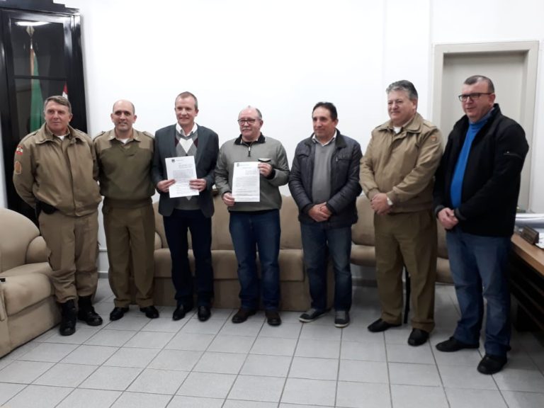 Assinado convênio de Rádio Patrulha entre Joaçaba, Herval d’ Oeste e Luzerna