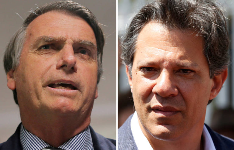 Pesquisa Datafolha: Bolsonaro tem 56% e Haddad 44% dos votos válidos