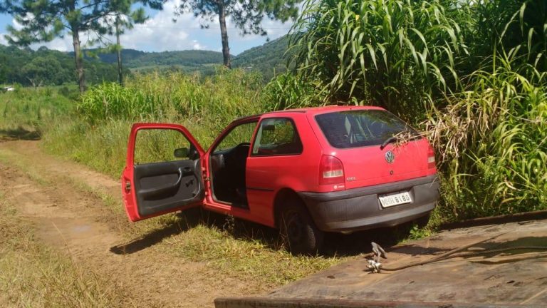 PM recupera no interior de Água Doce automóvel furtado em Catanduvas