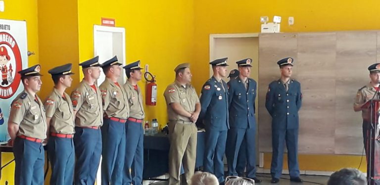 Sargento Juliano Barp é o novo comandante dos bombeiros militares em Piratuba