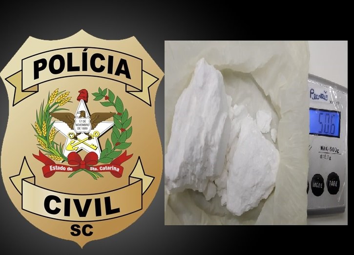 Acompanhada da filha de 3 anos, moradora de Capinzal é presa com cocaína; droga vinha do Litoral
