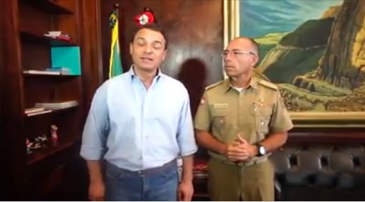 Governador anuncia concurso para a Polícia Militar e prorrogação da Operação Veraneio