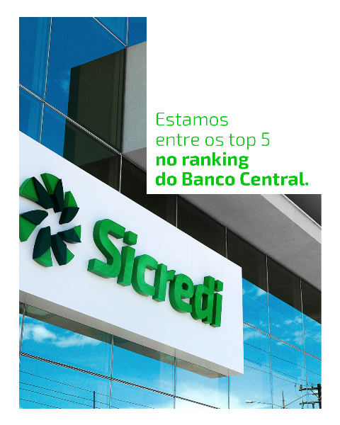 Sicredi é destaque no ranking do Banco Central