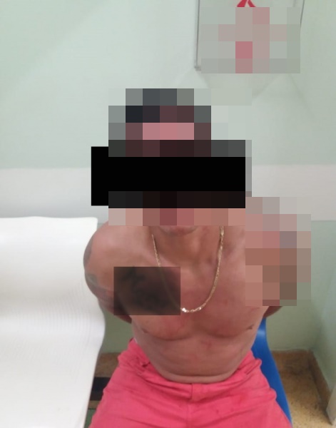Homem agride esposa grávida e ameaça policiais com faca em Treze Tílias