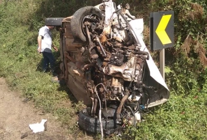 Grave acidente registrado na BR-282 em Ponte Serrada
