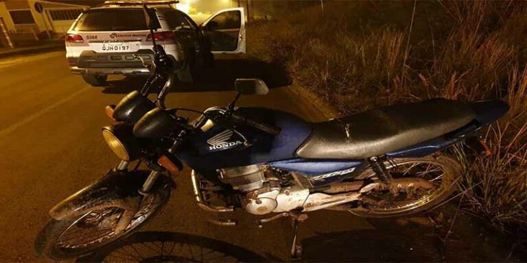 Motocicleta com registro de furto é recuperada pela PM de Campos Novos