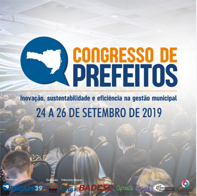 FECAM lança Congresso de Prefeitos 2019 nesta terça-feira (30)