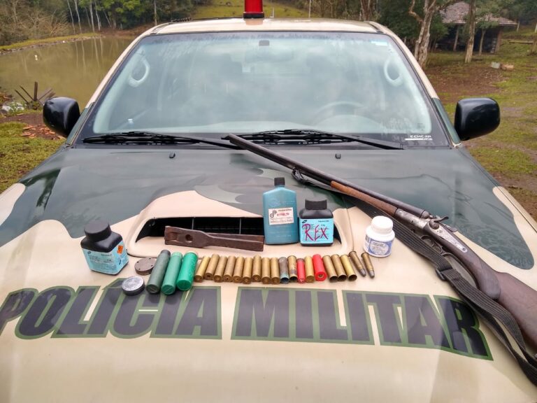 Polícia Militar Ambiental apreende material de caça predatória em Campos Novos