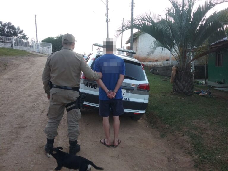 Polícia Militar cumpre mandado de prisão em Zortéa