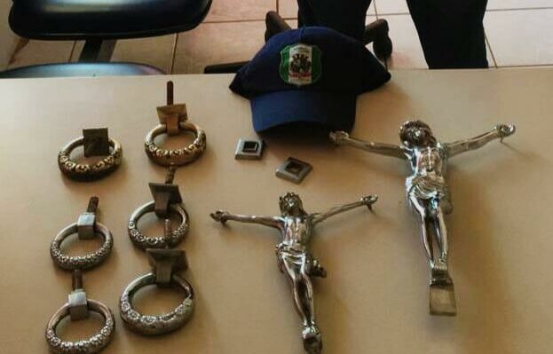 Homem é preso por furto de crucifixos no Oeste catarinense
