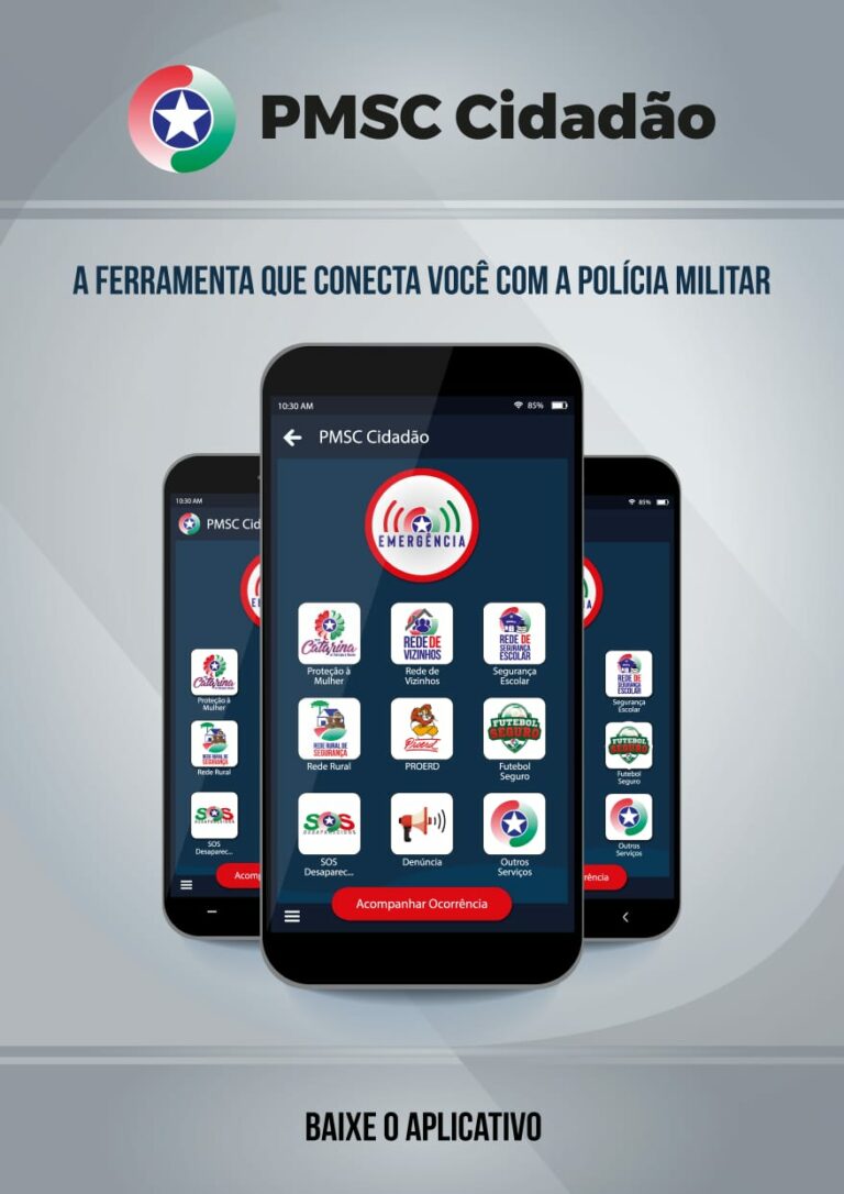 Vídeo: Polícia Militar lança aplicativo para contato e denúncias, em Santa Catarina