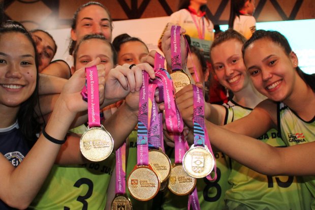Estado catarinense bate recorde e conquista 86 medalhas nos Jogos Escolares da Juventude