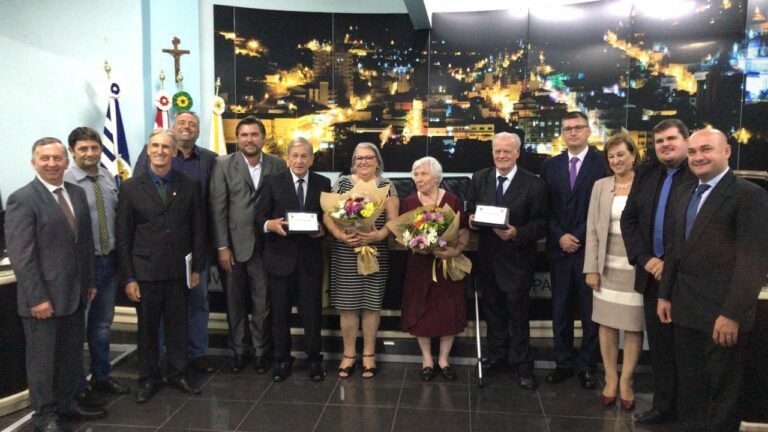 Câmara entrega títulos de cidadãos honorários a Reinaldo Durigon e Pedro Francisco da Silva Neto