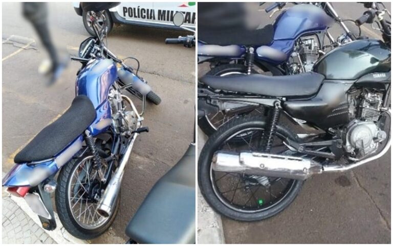 Polícia Militar retira motos de circulação após irregularidades no centro de Capinzal