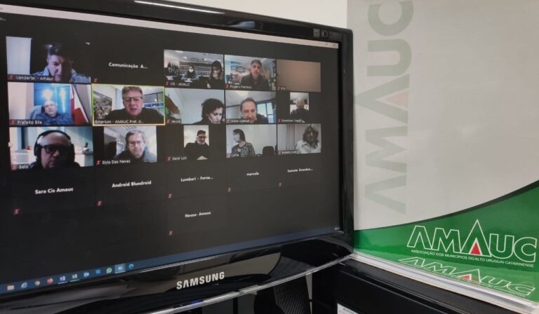 Prefeitos da Amauc realizam nova reunião virtual para avaliar cenário regional