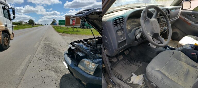 Princípio de incêndio em veículo, furto e acidente: ocorrências da PM em Campos Novos