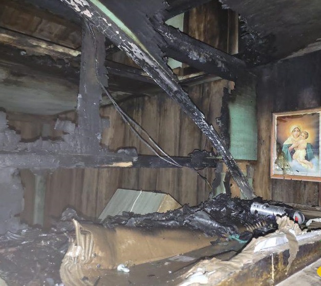 Zortéa: Casa fica parcialmente destruída em incêndio e família precisa de ajuda