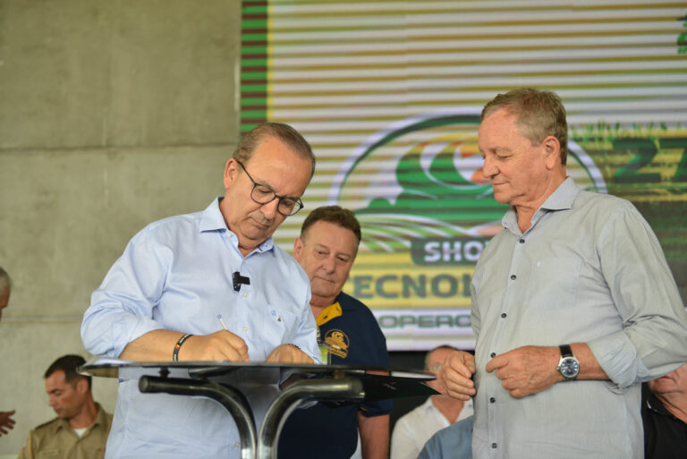 Governador lança Plano Agricultura de Baixa Emissão de Carbono durante o Show Tecnológico Copercampos em Campos Novos