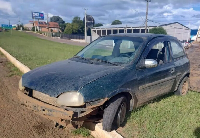 Veículo furtado em Alto Bela Vista é recuperado em Vacaria, no Rio Grande do Sul