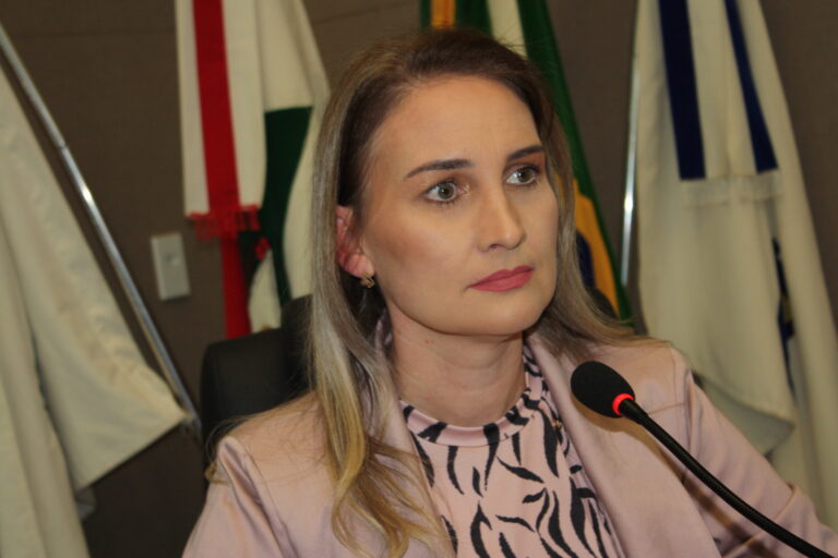 Rita pede apoio ao estado em defesa dos portadores de diabetes, em Joaçaba