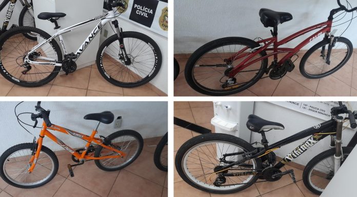 Crianças são conduzidas à delegacia por furto de bicicletas em Concórdia
