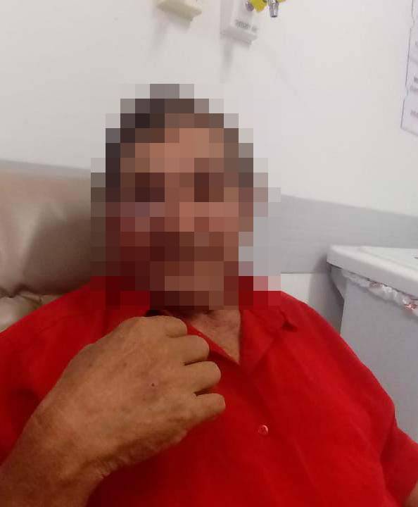 Idoso de 79 anos tem osso da face fraturado após sofrer agressão do próprio filho